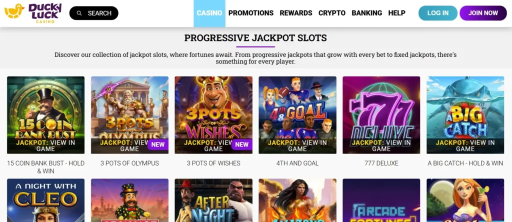 Slot Games and Featured Releases